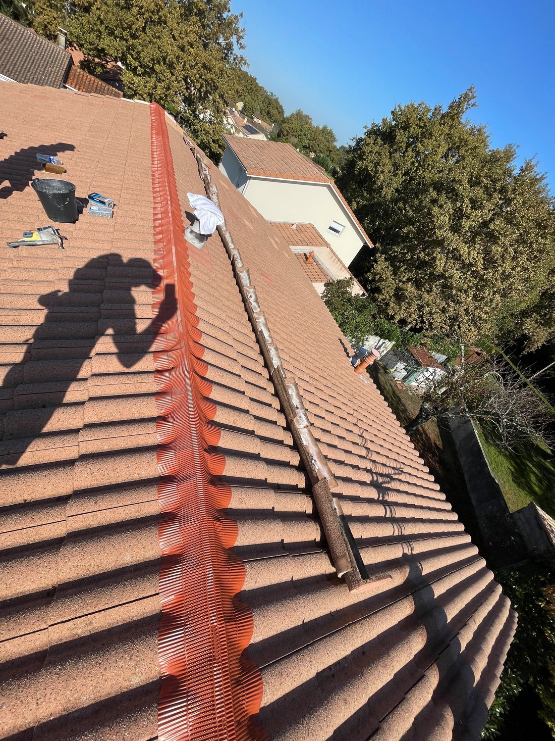 Reprise de couverture en tuiles